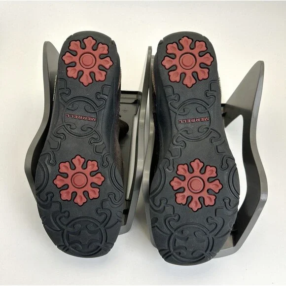 Merrell Freisa Slouch Ankle Boots Womens Sz 9 Brown Suede Zip Booties Outdoors - Picture 9 of 9